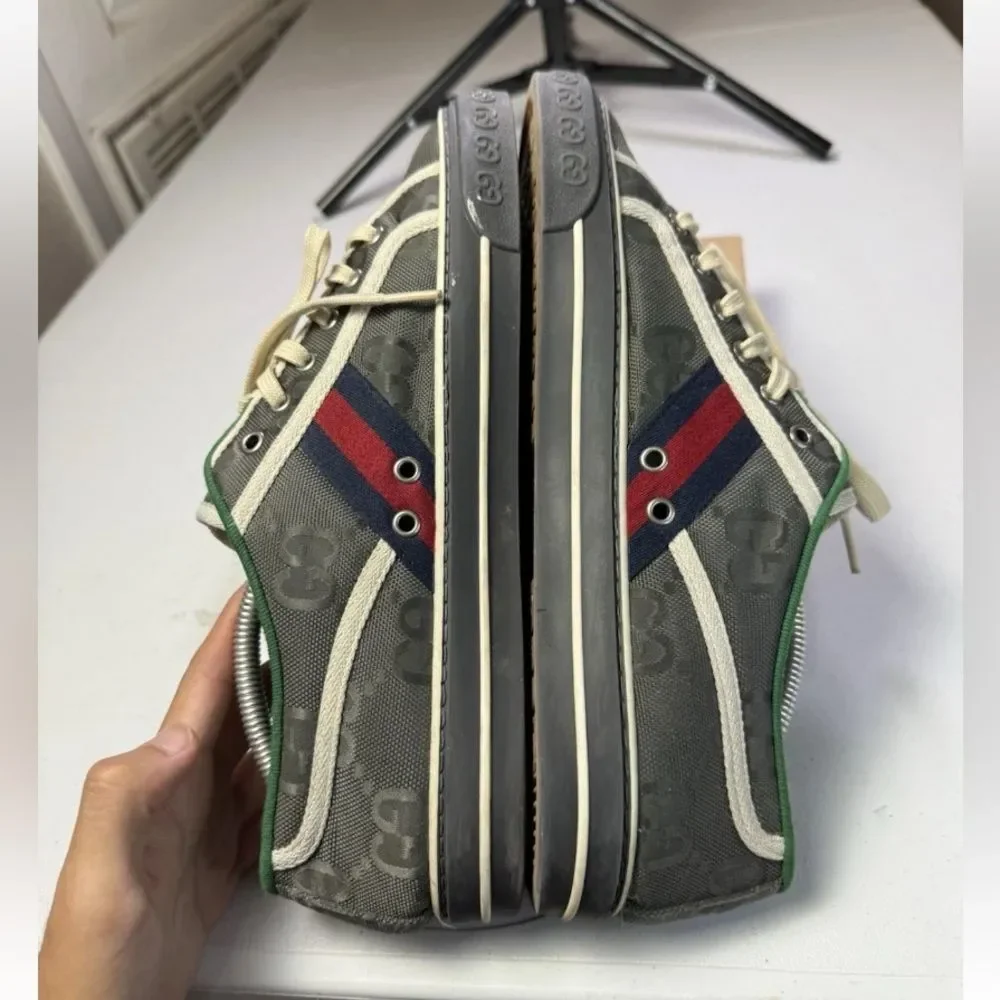 Gucci Tennis 1977 Off the Grid Low 'Grey' Men's Sz 9